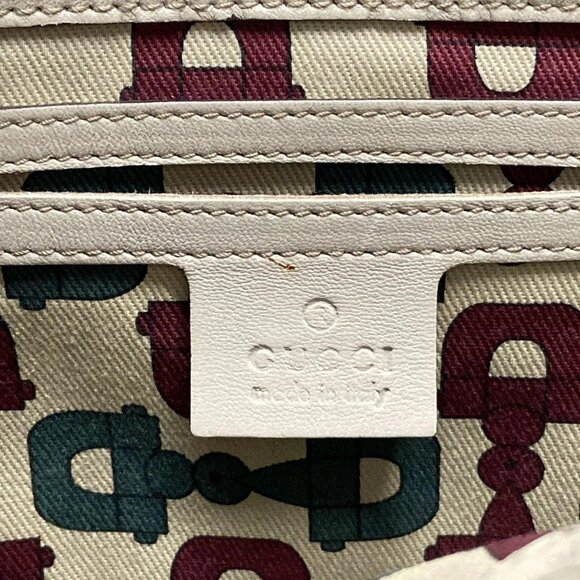 Auth GUCCI Guccissima 203495 Cream Leather - Shoulder Bag - Picture 16 of 16
